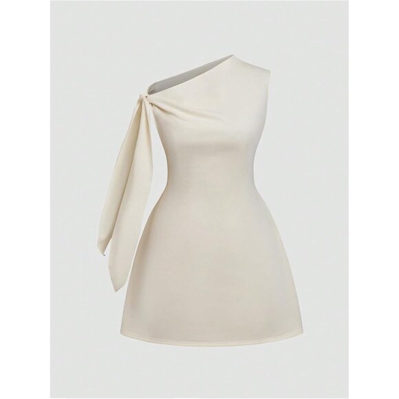 Women's Off Shoulder Mini Dress Flared A Line Sleeveless Party Wear - Picture 3 of 5